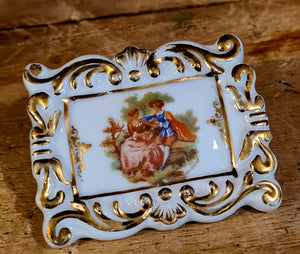 Vintagepickers vintage Limoges plaque