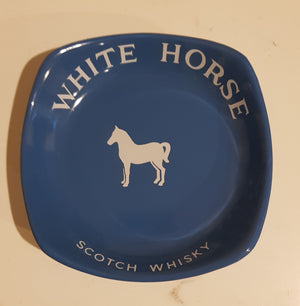 Vintagepickers Collectable Whitehorse Whiskey Stoneware plate or Ashtray