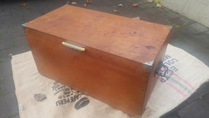 Vintagepickers Wooden storage or display chest