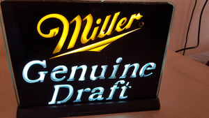 Vintage Pickers Beer Light - Miller Genuine Draft - Electronic light signage