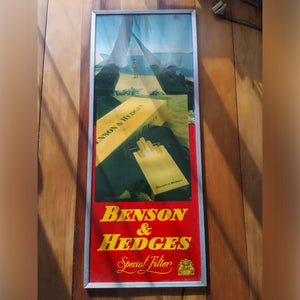 Vintagepickers Collectable Benson & Hedges cigarette poster